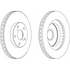DDF1646-1 FERODO Тормозной диск