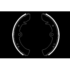 0 986 487 539 BOSCH Комплект тормозных колодок