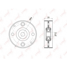 PB-5014 LYNX Pb-5014 натяжной ролик / приводной nissan almera(n16) 1.5-1.8 00> / micra(k11) 1.0-1.3 00> / primera(p11) 1.6-1.8 99-01 /