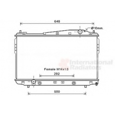 81002135 VAN WEZEL Радиатор, охлаждение двигателя
