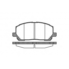 0855.00 REMSA Комплект тормозных колодок, дисковый тормоз