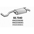 58.7040 ASSO Глушитель выхлопных газов конечный