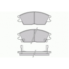 12-0293 E.T.F. Комплект тормозных колодок, дисковый тормоз