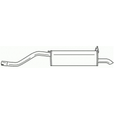 50684 SIGAM Глушитель выхлопных газов конечный