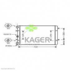31-1219 KAGER Радиатор, охлаждение двигателя