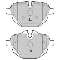 FBP-1854 FREMAX Комплект тормозных колодок, дисковый тормоз