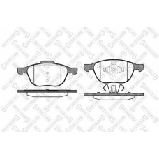 1093 000B-SX STELLOX Комплект тормозных колодок, дисковый тормоз
