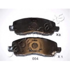 PA-004AF JAPANPARTS Комплект тормозных колодок, дисковый тормоз