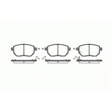 2985.02 ROADHOUSE Комплект тормозных колодок, дисковый тормоз
