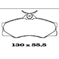 BL1197A3 FTE Комплект тормозных колодок, дисковый тормоз