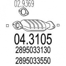 04.3105 MTS Катализатор