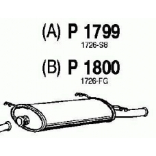 P1799 FENNO Глушитель выхлопных газов конечный
