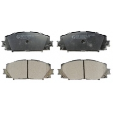 B110980 DENCKERMANN Комплект тормозных колодок, дисковый тормоз