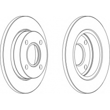 WGR0845-1 WAGNER LOCKHEED Тормозной диск