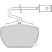 FDB838 FERODO Комплект тормозных колодок, дисковый тормоз