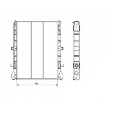514790 NRF Радиатор, охлаждение двигателя
