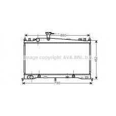 MZ2161 Prasco Радиатор, охлаждение двигателя