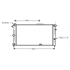 OL2190 AVA Радиатор, охлаждение двигателя