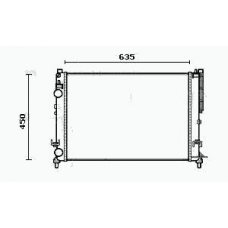 RM0238 EQUAL QUALITY Радиатор, охлаждение двигателя