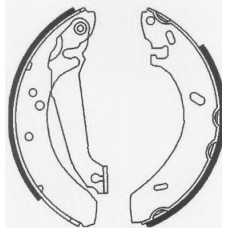 BS807 QUINTON HAZELL Комплект тормозных колодок