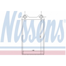 70227 NISSENS Теплообменник, отопление салона