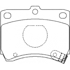 PN-5165 JNBK Колодки тормозные