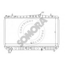 064540 SOMORA Радиатор, охлаждение двигателя