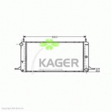 31-3145 KAGER Радиатор, охлаждение двигателя