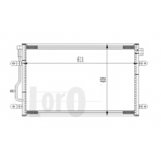 003-016-0012 LORO Конденсатор, кондиционер