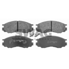 80 91 6645 SWAG Комплект тормозных колодок, дисковый тормоз