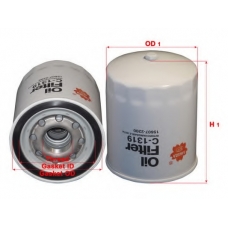 C-1319 SAKURA  Automotive Масляный фильтр