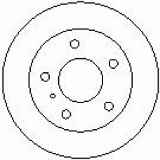 6831 00 KAWE Тормозной диск