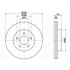 54587PRO PAGID Тормозной диск