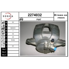 2274032 EAI Тормозной суппорт