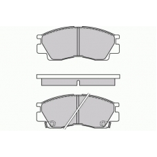12-0453 E.T.F. Комплект тормозных колодок, дисковый тормоз