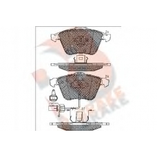 RB1654 R BRAKE Комплект тормозных колодок, дисковый тормоз