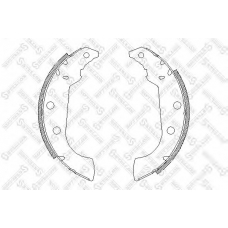 146 101-SX STELLOX Комплект тормозных колодок