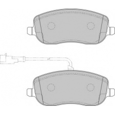 FD7186A NECTO Комплект тормозных колодок, дисковый тормоз