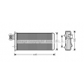 IV6080 AVA Теплообменник, отопление салона