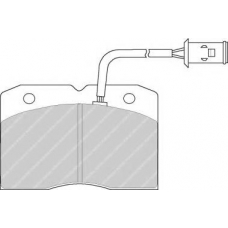 FSL655 FERODO Комплект тормозных колодок, дисковый тормоз