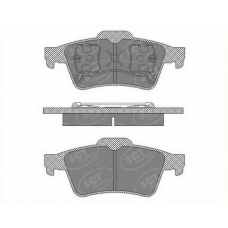 SP 606 SCT Комплект тормозных колодок, дисковый тормоз