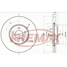 BD-5300 FREMAX Тормозной диск