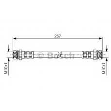 1 987 476 101 BOSCH Тормозной шланг