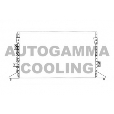 103850 AUTOGAMMA Конденсатор, кондиционер