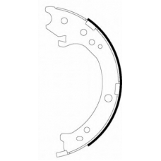 8DA 355 050-171 HELLA Комплект тормозных колодок, стояночная тормозная с