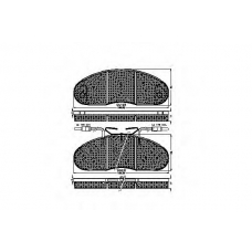 31262 SPIDAN Комплект тормозных колодок, дисковый тормоз