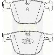 23309 00 BRECK Комплект тормозных колодок, дисковый тормоз