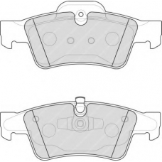 FSL1831 FERODO Комплект тормозных колодок, дисковый тормоз