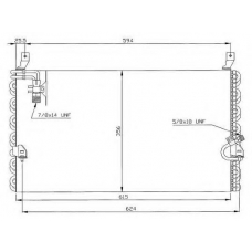 35039 NRF Конденсатор, кондиционер