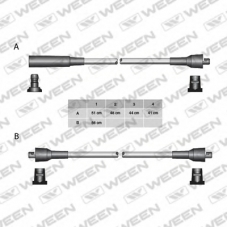 110-5013 WEEN Комплект проводов зажигания
